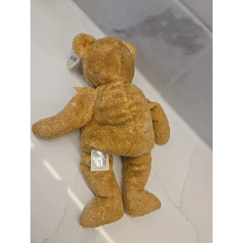 Ty Beanie Baby Cashew The Bear 2000‎ Brown Bear Plush Toy Doll with Tag